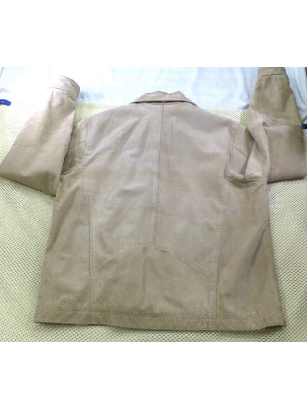 VTG Wilsons Leather Womens Tan Suede Jacket M Genuine Leather Full Zip Classic S - Picture 2 of 16